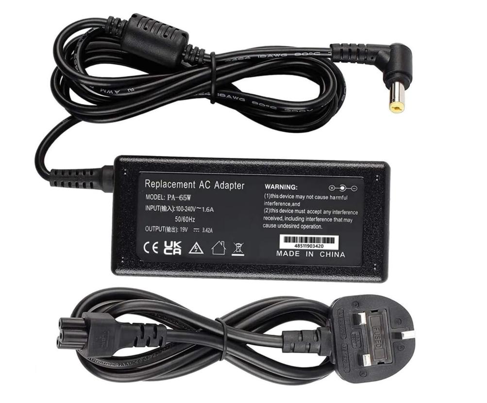 (image for) PA-1650-02 Charger 19V 3.42A 65W 5.5x1.7mm Power Laptop Adapter
